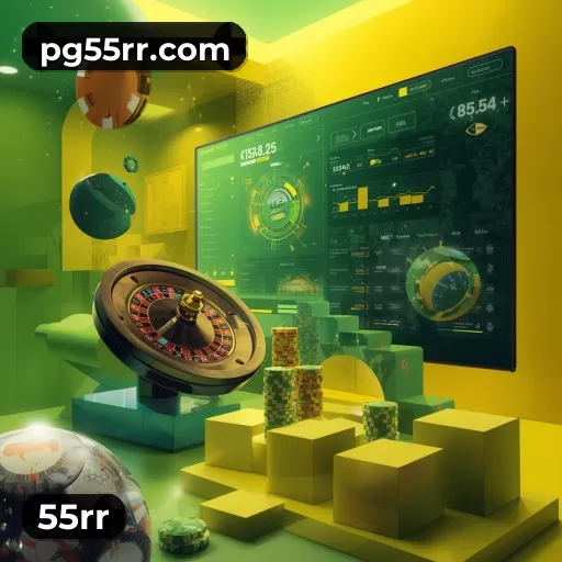 Saldo e bônus exibidos no lobby do app 55rr